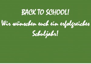 Back to school! 